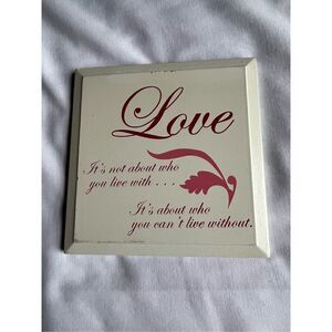 Distressed Wall Plaque